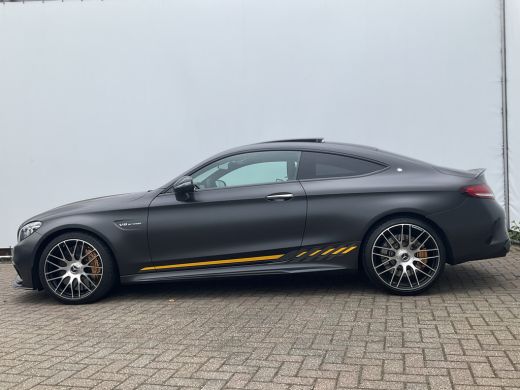 Mercedes C-Klasse Coupé AMG 63 S Final Edition NL-Geleverd |1 of 499| Keramisch Carbon Designo graphitgrau magno ActivLease financial lease