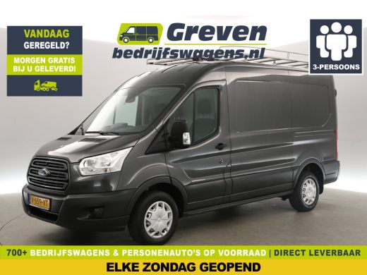 Ford Transit 330 2.0 TDCI L2H2 Trend 170PK Airco Camera Cruise PDC 3 Persoons Imperiaal Trekhaak