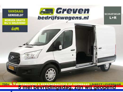 Ford Transit 350 2.0 TDCI L3H2 Trend 170PK Airco Cruise LED 2xSchuifdeur PDC Stoelverwarming Elektrpakket