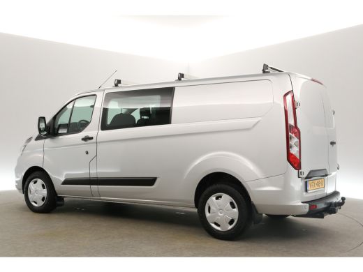 Ford Transit Custom 2.0 TDCI L2H1 Dubbele Cabine 6 Persoons Airco Cruise Camera Carplay Navigatie PDC LED Trekhaak ActivLease financial lease