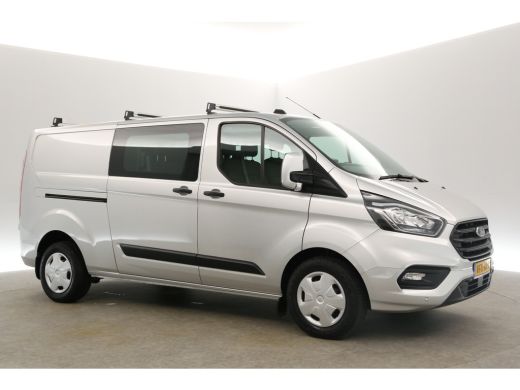 Ford Transit Custom 2.0 TDCI L2H1 Dubbele Cabine 6 Persoons Airco Cruise Camera Carplay Navigatie PDC LED Trekhaak ActivLease financial lease