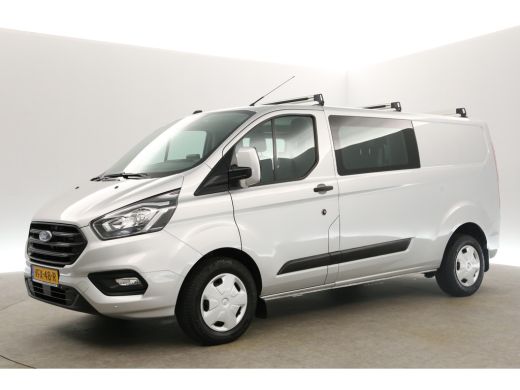Ford Transit Custom 2.0 TDCI L2H1 Dubbele Cabine 6 Persoons Airco Cruise Camera Carplay Navigatie PDC LED Trekhaak ActivLease financial lease