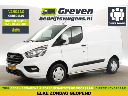 Ford Transit Custom 280 2.0 TDCI L1H1 Limited Airco Cruise Navigatie PDC 3 Persoons Stoelverw. LED Trekhaak