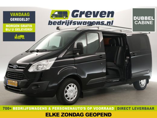 Ford Transit Custom 290 2.0 TDCI L2H1 | Dubbele Cabine | 6 Persoons | 2xSchuifdeur Airco Cruise Trekhaak Navigatie PD... Ford Transit Custom 290 2.0 TDCI L2H1 | Dubbele Cabine | 6 Persoons | 2xSchuifdeur Airco Cruise Trekhaak Navigatie PD...