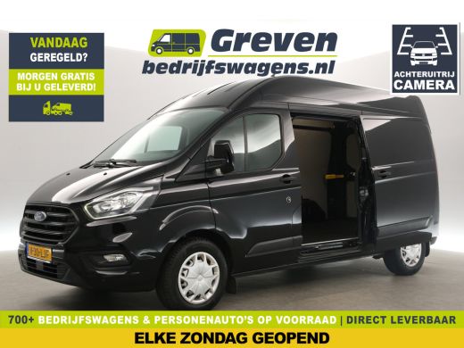 Ford Transit Custom 300 2.0 TDCI L2H2 Airco Camera Cruise 2xSchuifdeur LED 3 Persoons PDC Stoelverwarming Elektrpakket Ford Transit Custom 300 2.0 TDCI L2H2 Airco Camera Cruise 2xSchuifdeur LED 3 Persoons PDC Stoelverwarming Elektrpakket