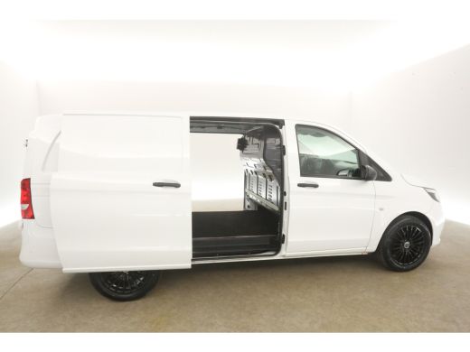Mercedes Vito 114 CDI Lang Automaat Camera Carplay Cruise Clima LED 2xSchuifdeur Navi Trekhaak Leder 18"LMV Sto... ActivLease financial lease