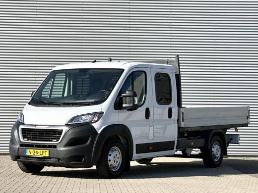 Peugeot Boxer Open laadbak 2.2 165PK L4 DC Dubbele cabine Peugeot Boxer Open laadbak 2.2 BlueHDi 165 L4 Zwaar DC 3.5t Peugeot Boxer Open laadbak 2.2 165PK L4 DC Dubbele cabine Peugeot Boxer Open laadbak 2.2 BlueHDi 165 L4 Zwaar DC 3.5t