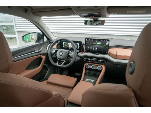 Skoda Kodiaq Škoda 1.5 TSI 204pk PHEV Business Edition | Trekhaak| Cognac Leer| 360 camera| Pan-Dak | ActivLease financial lease