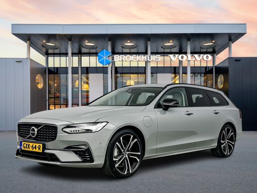 Volvo V90 T6 Recharge AWD Plus Dark | 20" | Panoramadak | Luchtvering | 360 Camera | Elektr. verst. stoelen... Volvo V90 T6 Recharge AWD Plus Dark | 20" | Panoramadak | Luchtvering | 360 Camera | Elektr. verst. stoelen...