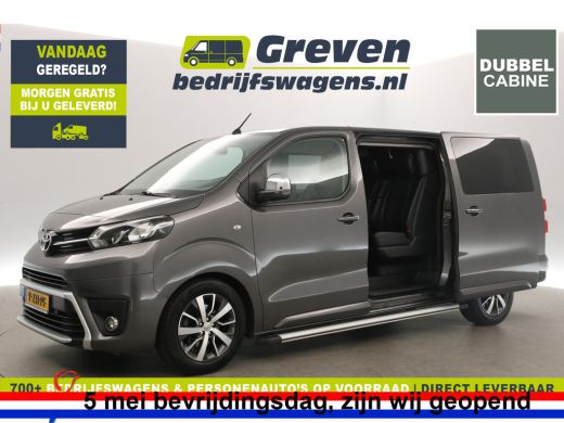 Toyota ProAce Worker 2.0 D-4D L3H1 177PK Automaat | Dubbele Cabine | 5 Persoons | Airco Camera Cruise Leder Navi Trekh... Toyota ProAce Worker 2.0 D-4D L3H1 177PK Automaat | Dubbele Cabine | 5 Persoons | Airco Camera Cruise Leder Navi Trekh...