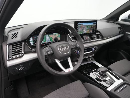 Audi Q5 50 TFSI e S edition Quattro S Line B&O Luchtvering Panoramadak Stoelmassage Camera ActivLease financial lease