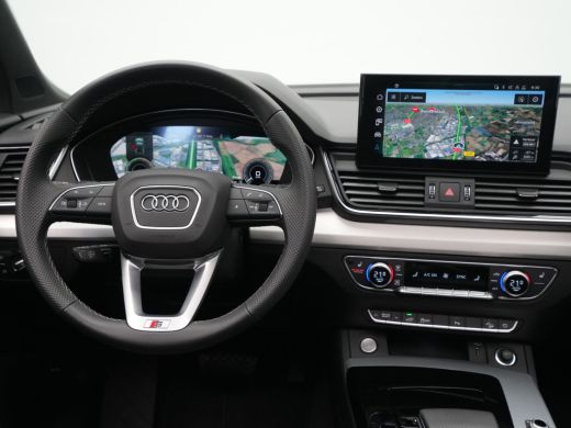 Audi Q5 50 TFSI e S edition Quattro S Line B&O Luchtvering Panoramadak Stoelmassage Camera ActivLease financial lease