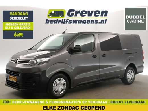 Citroën Jumpy 2.0 BlueHDI L3H1 | Dubbele Cabine | 5 Persoons | Airco Cruise 2xSchuifdeur Parkeersensoren Elektr...