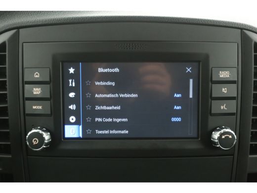 Mercedes Vito 114 CDI Lang Automaat Airco Camera Cruise LED Navi PDC 18''LMV 3 Persoons Stoelverwarming ActivLease financial lease