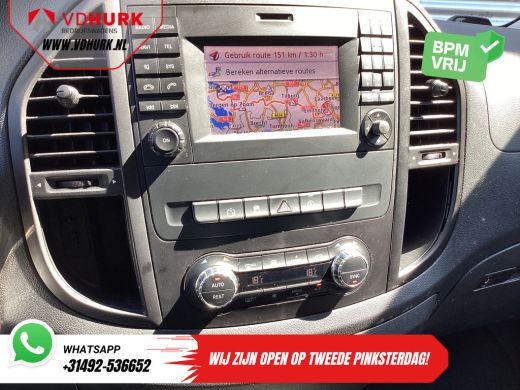 Mercedes Vito 119 CDI L2 Aut. BPM VRIJ! 2x Schuifdeur/ Leder/ LED/ Climate/ Cruise/ Camera/ Navi/ Trekhaak ActivLease financial lease