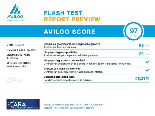 Peugeot e-2008 EV Allure Pack 50 kWh SOH 97% 360 Camera Navi ActivLease financial lease
