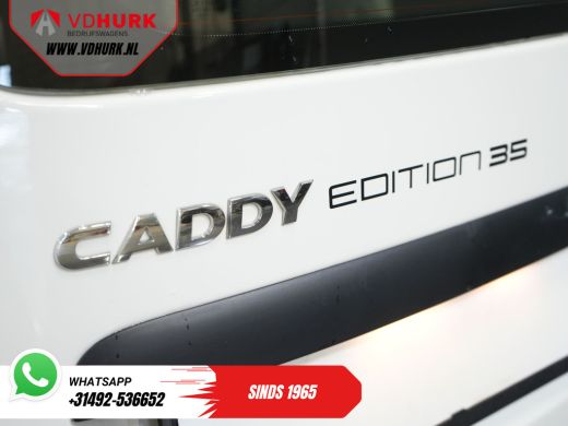 Volkswagen Caddy 2.0 TDI Edition 35 BPM VRIJ! Standkachel/ Stoelverw./ CarPlay/ PDC/ LMV/ Cruise/ Trekhaak/ Airco ActivLease financial lease