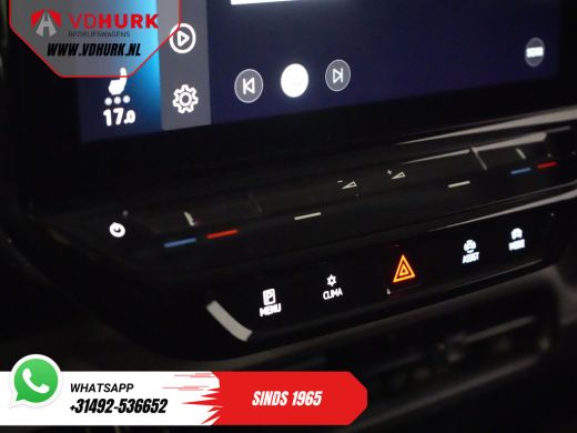 Volkswagen ID. Buzz Cargo Cargo 77 kWh 423km WLTP/ Adapt. Cruise/ Elek. Trekhaak/ Stoelverw./ Stuurverw./ Carplay/ Camera/ ... ActivLease financial lease