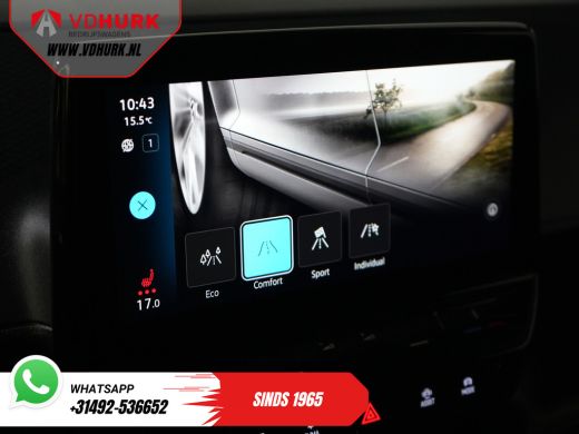 Volkswagen ID. Buzz Cargo Cargo 77 kWh 360km WLTP/ Adapt. Cruise/ Elek. Trekhaak/ Stoelverw./ Stuurverw./ Carplay/ Camera/ ... ActivLease financial lease
