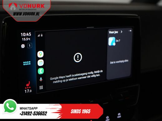 Volkswagen ID. Buzz Cargo Cargo 77 kWh 423km WLTP/ Adapt. Cruise/ Elek. Trekhaak/ Stoelverw./ Stuurverw./ Carplay/ Camera/ ... ActivLease financial lease