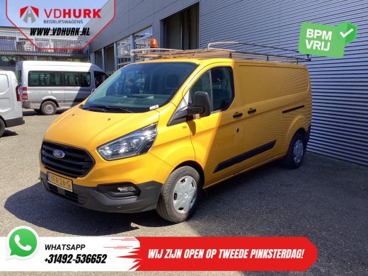 Ford Transit Custom 340 2.0 TDCI 130 pk L2 EXPORT ONLY Trend 2.8t Trekverm./ 2x Schuifdeur/ Imperiaal/ Carplay/ Camer... ActivLease financial lease