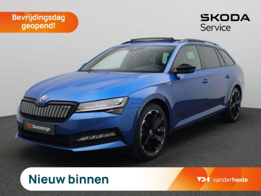 Skoda Superb Combi 1.4 TSI iV Sportline Business 218PK DSG Pano-Schuifdak, Keyless, Adaptieve Cruise Controle,... Skoda Superb Combi 1.4 TSI iV Sportline Business 218PK DSG Pano-Schuifdak, Keyless, Adaptieve Cruise Controle,...