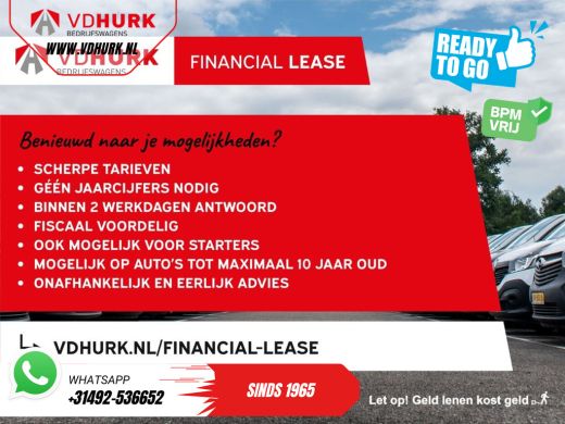 Ford Transit Connect 1.0 EcoBoost BENZINE L2 Trend BPM VRIJ! Ready2Go NL Auto/ Carplay/ Airco/ Camera/ Cruise/ PDC ActivLease financial lease