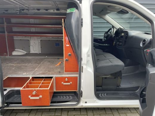 Mercedes Vito Bestel Mercedes Vito114 CDI Lang L2 Automaat Cruise Airco 3 Zits imperiaal ActivLease financial lease
