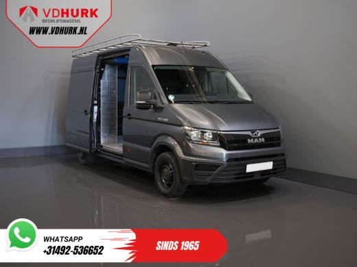 MAN TGE 35 2.0 180 pk DSG Aut. L3H3 BPM VRIJ! Inrichting/ Imperiaal + Ladder/ Tachograaf/ Navi/ Gev.stoel... ActivLease financial lease