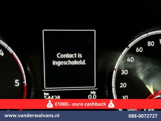Volkswagen Transporter 2.0 TDI 150pk L2H1 Euro6 Airco | 2500kg Trekhaak | Apple Carplay | Android Auto Parkeersensoren, ... ActivLease financial lease
