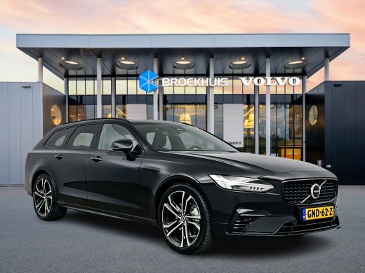 Volvo  V90 T6 Recharge AWD Ultra Dark | 20" | Luchtvering | Bowers & Wilkins | Sportstoelen | 360 Camera | G... ActivLease financial lease