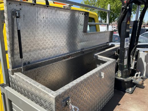 Volkswagen Transporter 2.0 TDI HIAB kraan Kastinrichting Trekhaak Laadkraan Airco Cruise Comfortline DC L2H1 Lang ActivLease financial lease