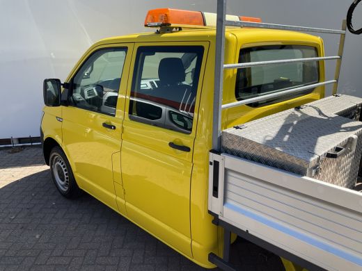 Volkswagen Transporter 2.0 TDI HIAB kraan Kastinrichting Trekhaak Laadkraan Airco Cruise Comfortline DC L2H1 Lang ActivLease financial lease