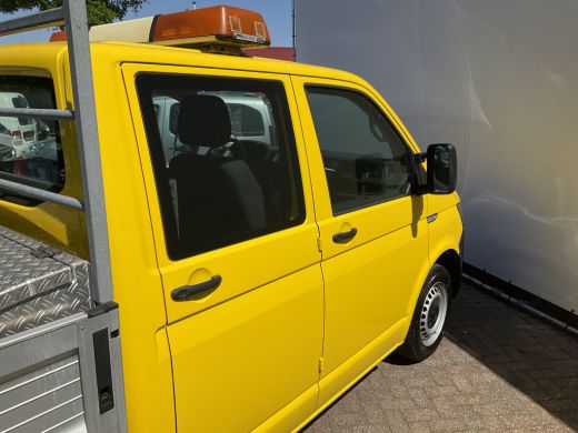 Volkswagen Transporter 2.0 TDI HIAB kraan Kastinrichting Trekhaak Laadkraan Airco Cruise Comfortline DC L2H1 Lang ActivLease financial lease