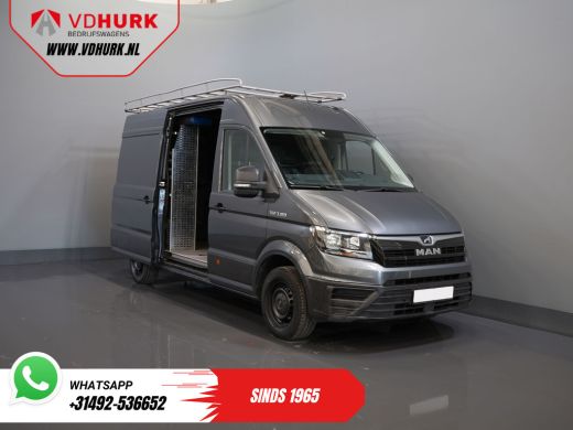 MAN TGE 35 2.0 180 pk DSG Aut. L3H3 BPM VRIJ! Imperiaal+Ladder/ Carplay/ Gev.stoel/ Inrichting/ Camera/ P... ActivLease financial lease