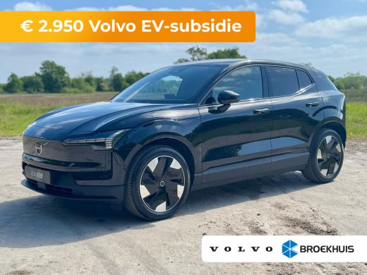 Volvo EX30 Single Motor Extended Range Ultra 272pk | 19" Lichtmetalen velgen | Getint glas Volvo EX30 Single Motor Extended Range Ultra 272pk | 19" Lichtmetalen velgen | Getint glas