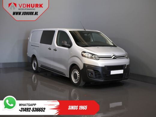 Citroën Jumpy 2.0 HDI 125 pk BPM VRIJ! DC Dubbel Cabine Climate/ Carplay/ Cruise/ Navi/ Trekhaak/ PDC Citroën Jumpy 2.0 HDI 125 pk BPM VRIJ! DC Dubbel Cabine Climate/ Carplay/ Cruise/ Navi/ Trekhaak/ PDC