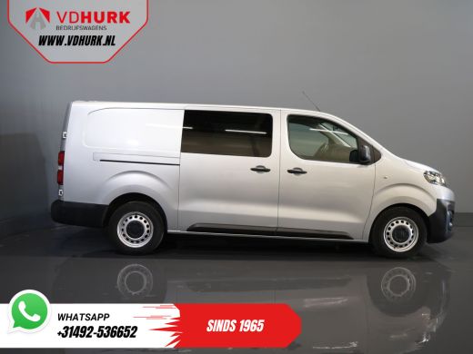 Citroën Jumpy 2.0 HDI 125 pk BPM VRIJ! DC Dubbel Cabine Climate/ Carplay/ Cruise/ Navi/ Trekhaak/ PDC ActivLease financial lease