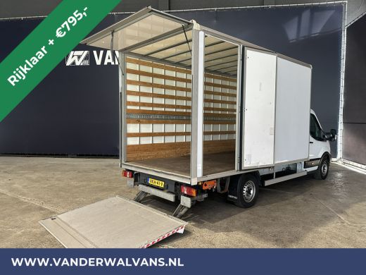 Ford Transit 2.0 TDCI 130pk Bakwagen 233cm Hoog Laadklep Zijdeur Euro6 RIJKLAAR Airco | LAT om Lat Bijrijdersbank ActivLease financial lease