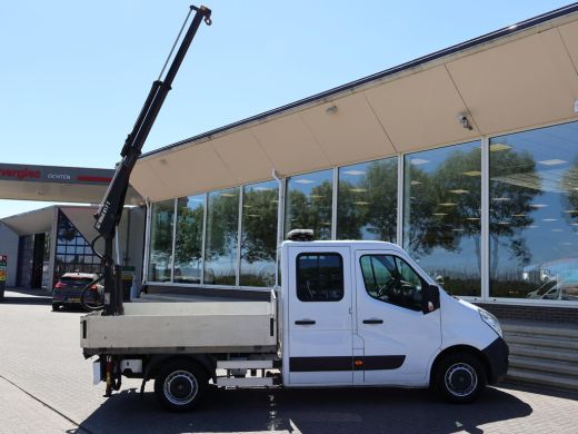 Opel Movano 2.3 CDTI BITURBO 145 PK HIAB 017T LAADKRAAN OPEN LAADBAK PICK-UP ActivLease financial lease