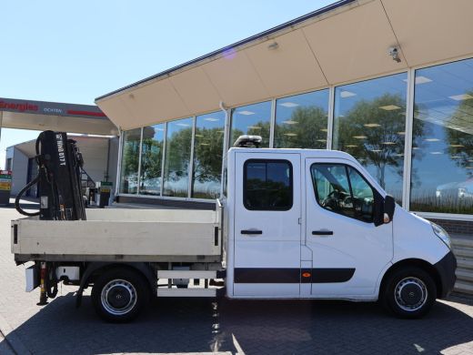 Opel Movano 2.3 CDTI BITURBO 145 PK HIAB 017T LAADKRAAN OPEN LAADBAK PICK-UP ActivLease financial lease