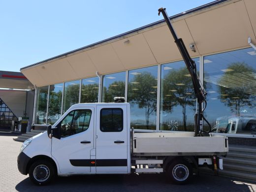 Opel Movano 2.3 CDTI BITURBO 145 PK HIAB 017T LAADKRAAN OPEN LAADBAK PICK-UP ActivLease financial lease