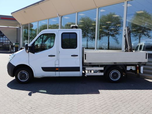 Opel Movano 2.3 CDTI BITURBO 145 PK HIAB 017T LAADKRAAN OPEN LAADBAK PICK-UP ActivLease financial lease
