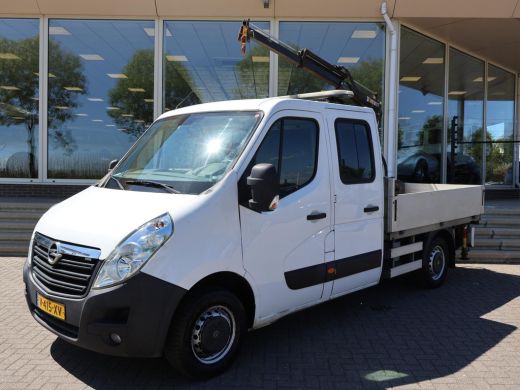 Opel Movano 2.3 CDTI BITURBO 145 PK HIAB 017T LAADKRAAN OPEN LAADBAK PICK-UP ActivLease financial lease