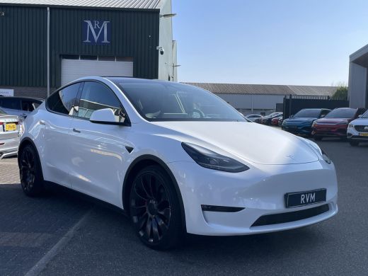 Tesla Model Y Performance AWD 75 kWh STOEL + STUURVERWARMING | LEDER | TESLA GARANTIE T/M 3-2027 ActivLease financial lease