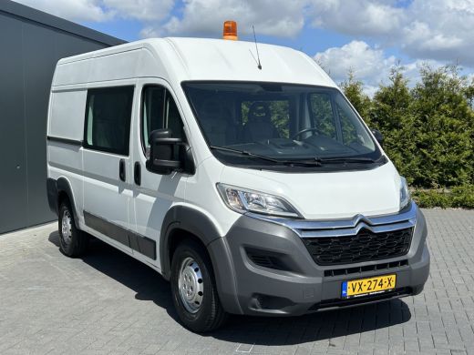 Citroën Jumper 35 2.2 HDI 131 PK DC Zwaar / L2H2 / 7-PERS DUBBEL CABINE / 1e EIG. / AIRCO / NAVI / CAMERA / 3 TO... ActivLease financial lease