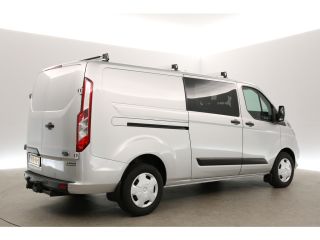 Ford Transit Custom 2.0 TDCI L2H1 | Dubbele Cabine | 6 Persoons | LED Trekhaak Airco Cruise Camera Carplay Navigatie PDC
