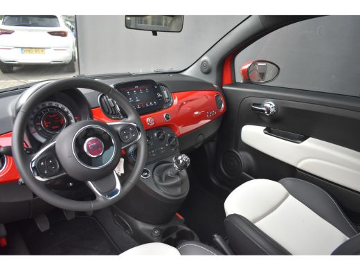 Fiat 500 1.0 Hybrid Dolcevita | Panoramadak | Navigatie by App | Half-Leder | 15"LMV | Mistlampen | Airco ... ActivLease financial lease