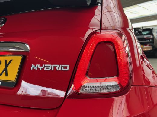 Fiat 500C 1.0 Hybrid Cabrio Rosso /45.000 km/Airco/USB/€39 per mnd/1e eig. ActivLease financial lease