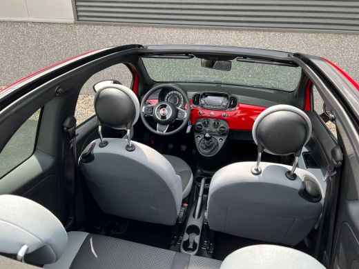 Fiat 500C 1.0 Hybrid Cabrio Rosso /45.000 km/Airco/USB/€39 per mnd/1e eig. ActivLease financial lease
